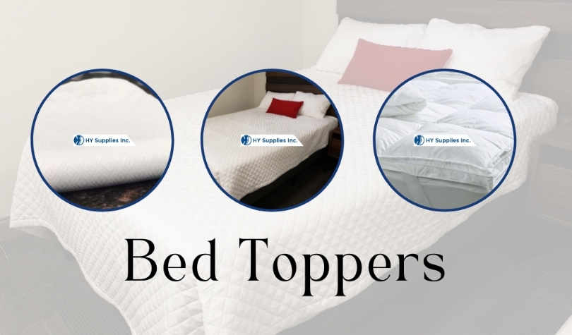 How do you maintain the bed toppers in a hygienic manner?